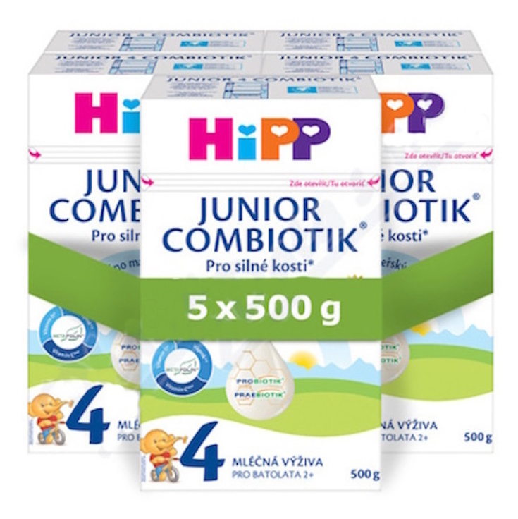 HiPP 4 Junior combiotik pokračovací batolecí mléko 5 x 500 g