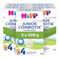 HiPP 4 Junior combiotik pokračovací batolecí mléko 5 x 500 g