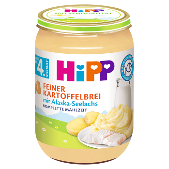 HiPP Baby Jemná bramborová kaše s aljašskou treskou 190 g