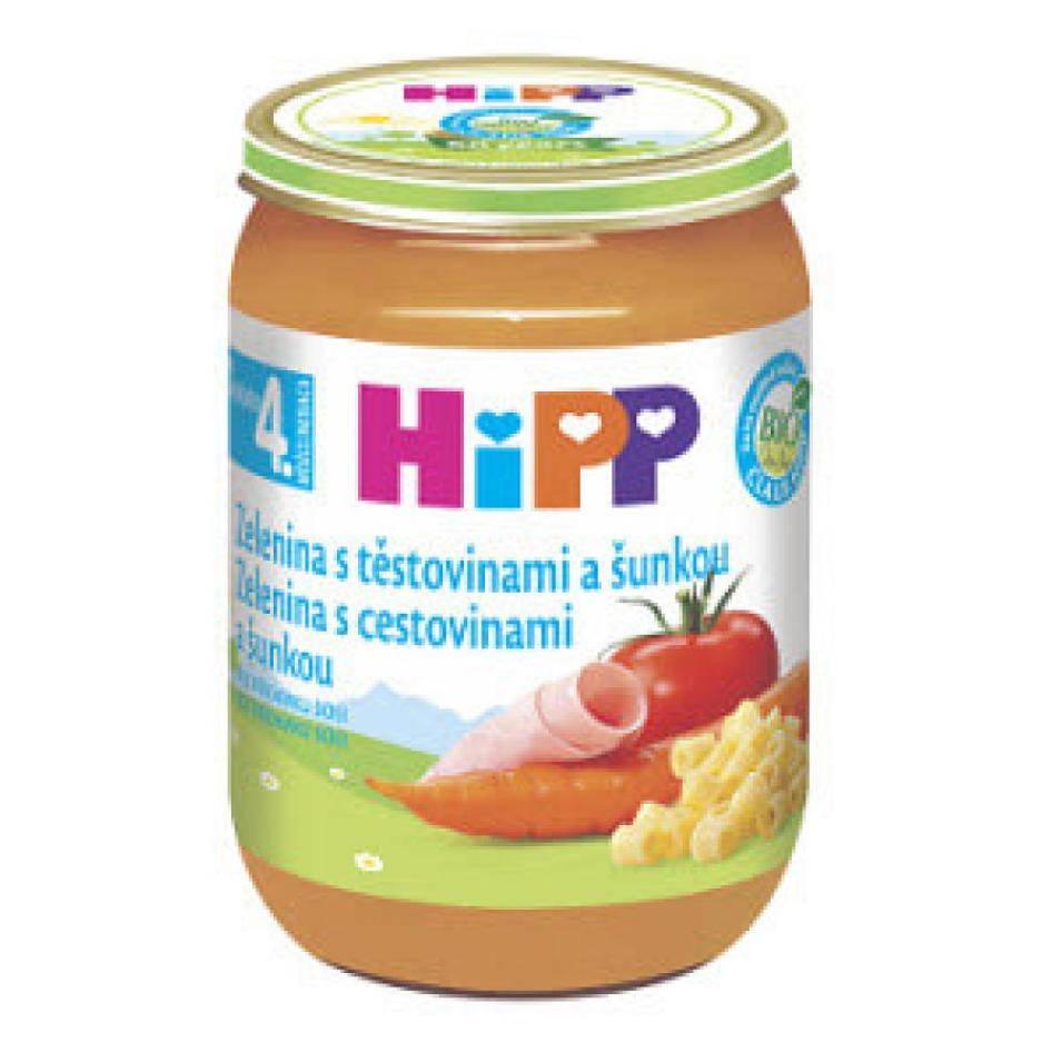 Levně HiPP BIO Zelenina s těstovinami a šunkou 190 g