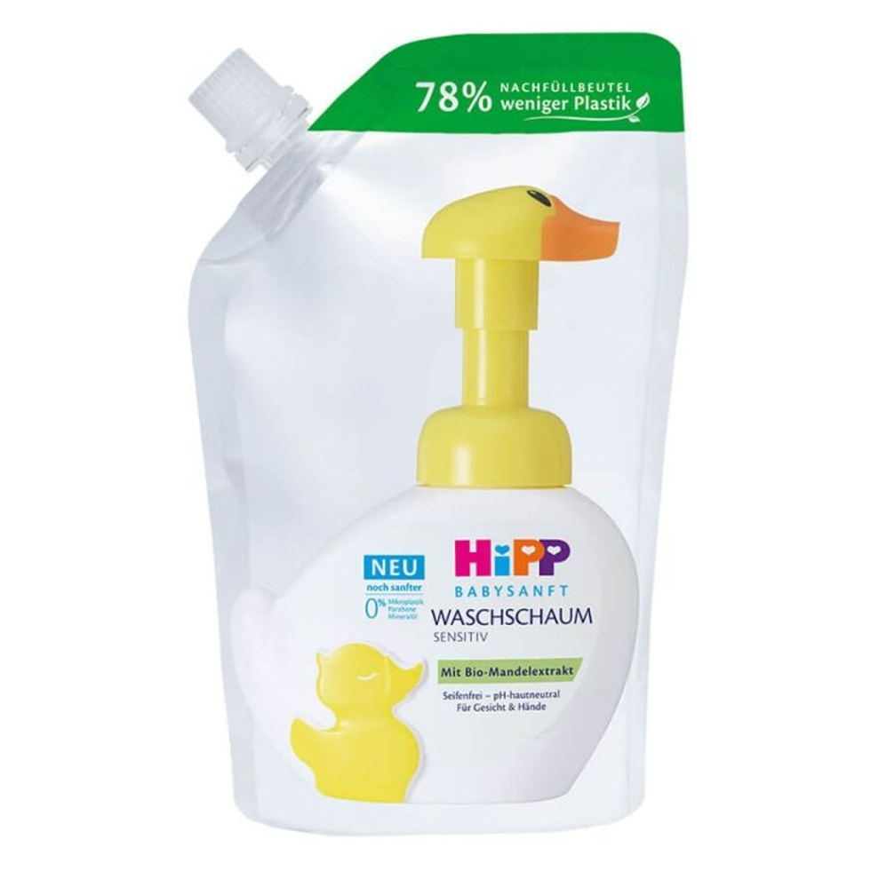 HIPP BabySanft pěna na mytí náplň kachna 250 ml