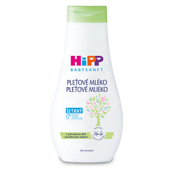 HiPP BabySanft Pleťové mléko 350 ml, poškozený obal