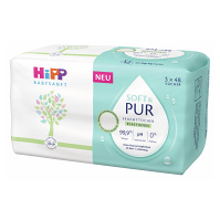 HIPP BabySanft Soft&Pur vlhčené ubrousky 3 x 48 ks