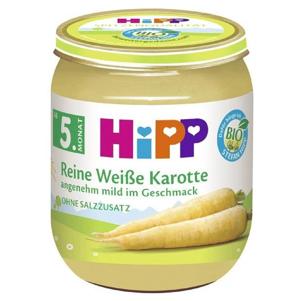 HiPP Bio bílá mrkev BIO 5m+ 125 g