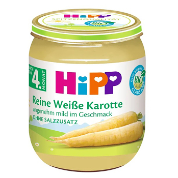 HIPP Bílá mrkev BIO 125 g (Zeleninové příkrmy) - BIO