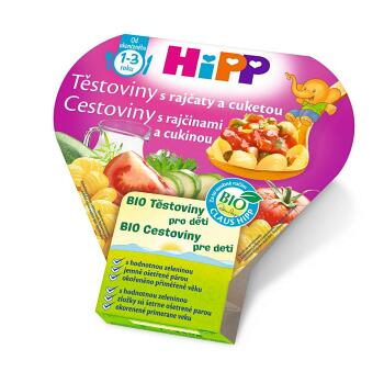 HiPP BIO Těstoviny s rajčaty a cuketou 250 g