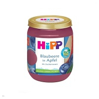 HIPP Bio jablka s borůvkami 4/6m 160 g