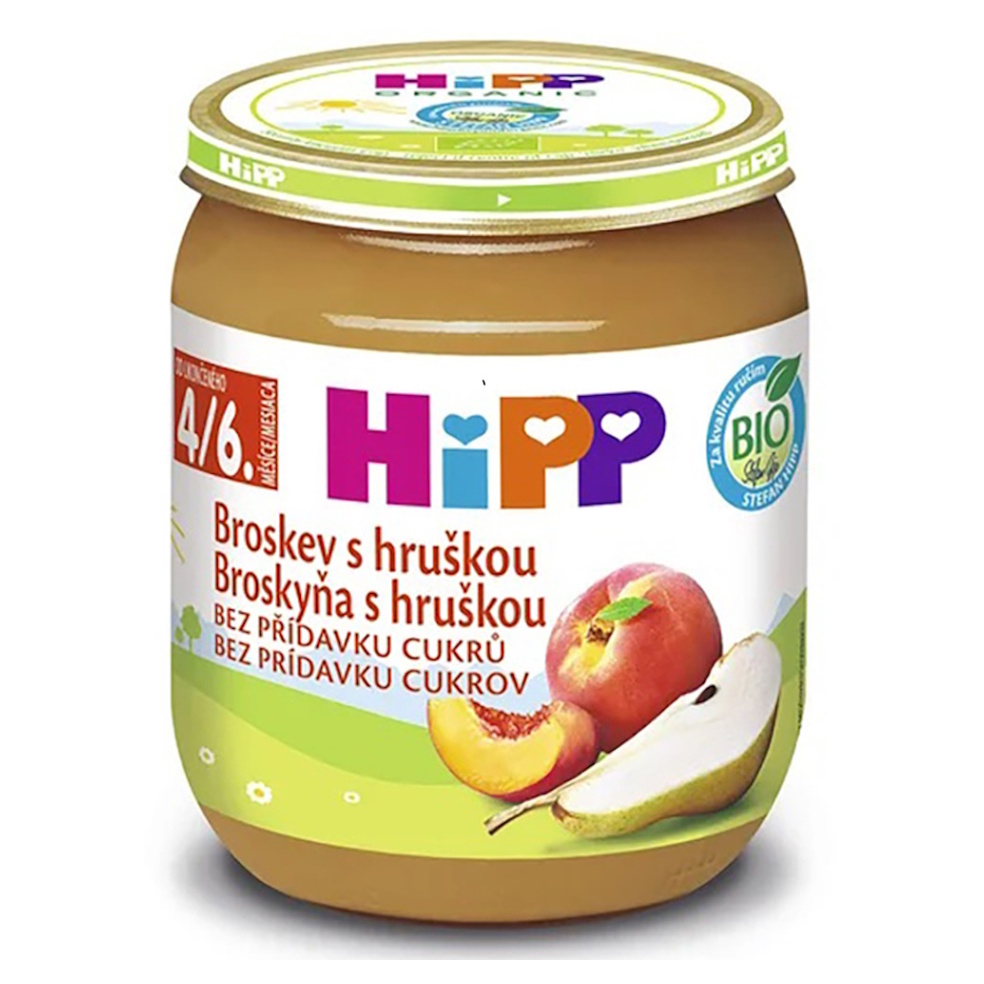 HIPP Broskev s hruškou BIO 125 g