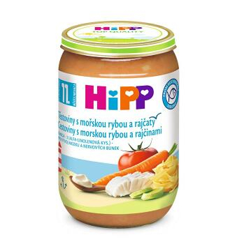 HIPP Menu Těstoviny s mořskou rybou a rajčetem 220 g