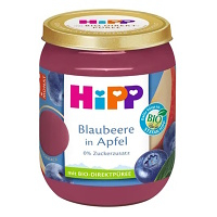HIPP Jablka s borůvkami BIO 160 g