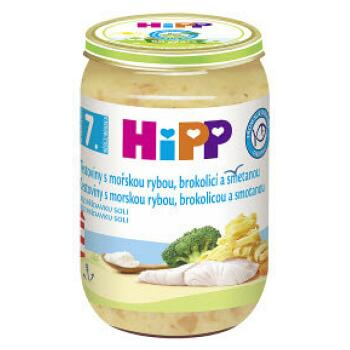 HiPP BIO Těstoviny s mořskou rybou, brokolicí a smetanou 220 g