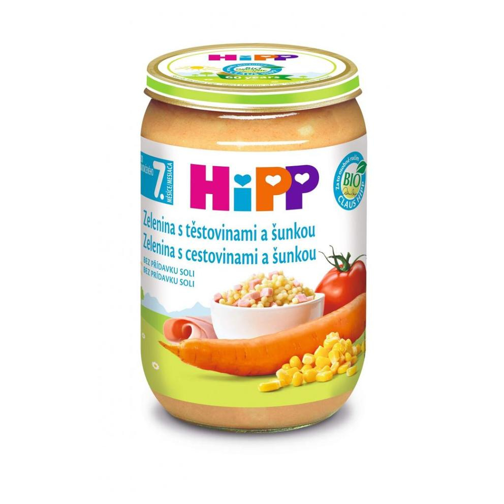 E-shop HiPP BIO Zelenina s těstovinami a šunkou 220 g