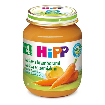 HIPP Karotka s bramborem BIO 125 g (Zeleninové příkrmy) - BIO