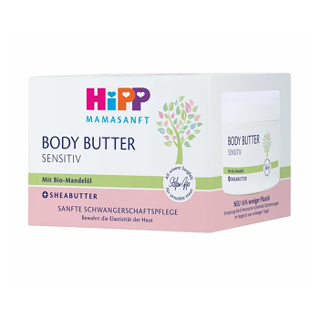 HIPP Mamasanft tělové máslo 200 ml (Kosmetika pro těhotné) - Hydratační, Regenerační, Zklidňující, Zpevňující