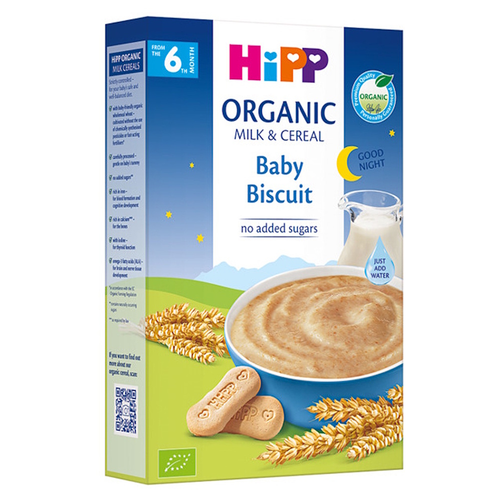 HIPP Mléčná kaše na dobrou noc s dětskými keksy BIO 250 g