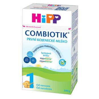 HiPP 1 BIO Combiotik Počáteční kojenecké mléko od 0 - 6 měsíců 500 g