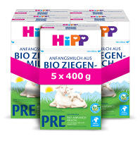 HIPP 1 Bio kozí mléko od narození do 6. měsíců 5 x 400 g