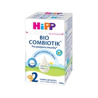 HiPP 2 BIO Combiotik Pokračovací kojenecké mléko od 6 - 12 měsíců 500 g