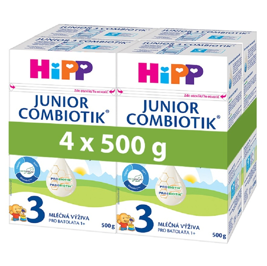 E-shop HiPP 3 JUNIOR Combiotik Pokračovací batolecí mléko 4 x 500 g