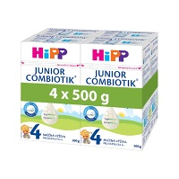 HiPP 4 Junior Combiotik Pokračovací batolecí mléko od 24.měsíců 4 x 500 g