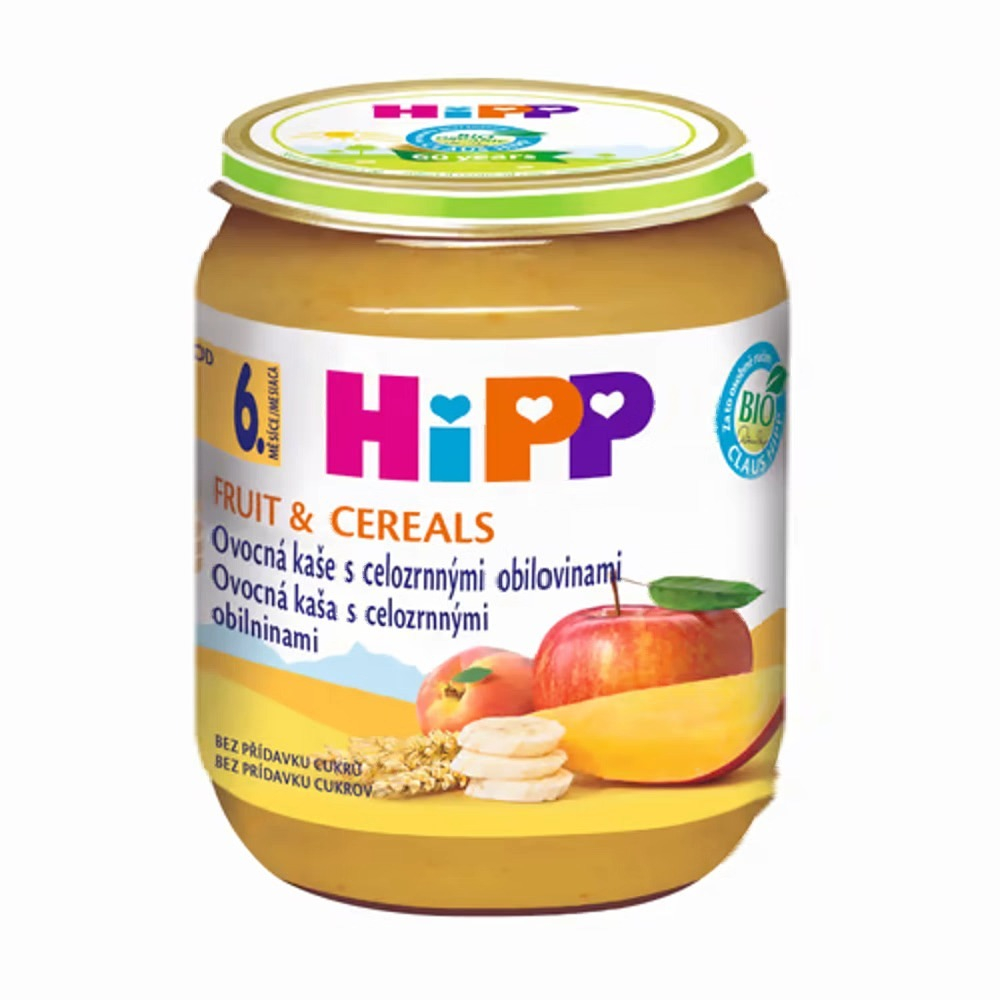 E-shop HiPP OVOCE&CEREAL BIO Ovocná kaše s celozrnnými obilovinami 190 g
