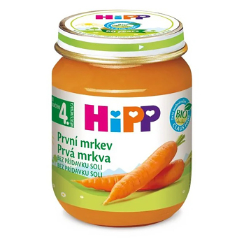 HIPP První mrkev BIO 125 g (Zeleninové příkrmy) - BIO