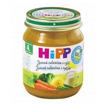HIPP ZELENINA jemná zelenina s rýží 125g CZ4023
