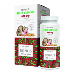 IMUNIT Hlíva ústřičná 800 mg s rakytníkem a echinaceou 100+100 tablet IMUNIT Hlíva ústřičná 800 mg s rakytníkem a echinaceou 100+100 tablet