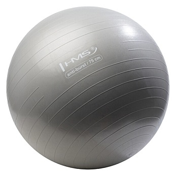 HMS YB02N gymnastický míč 75 cm šedo-stříbrný (Gymnastické míče a overbally)