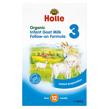 HOLLE Bio Baby 3 Pokračovací výživa na bázi kozího mléka od ukončeného 10.měsíce 400 g