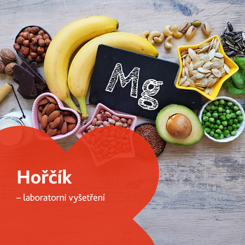 Hořčík - laboratorní vyšetření (Stanovení hladiny vitamínů a minerálů)