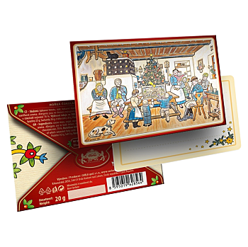 CARLA Lada hořká čokoláda 20 g (Čokolády) - Hořké