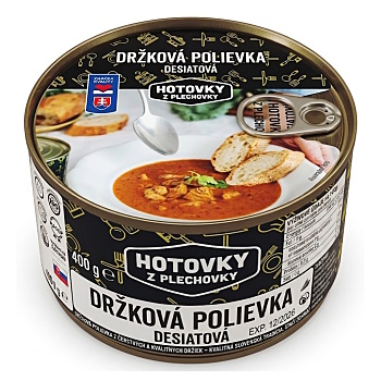 HOTOVKY Z PLECHOVKY Dršťková polévka svačinová 1200 ml (Polévky)