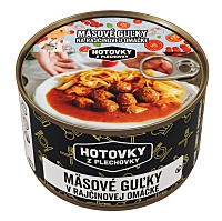 HOTOVKY Z PLECHOVKY Masové koule v rajské omáčce 800 ml