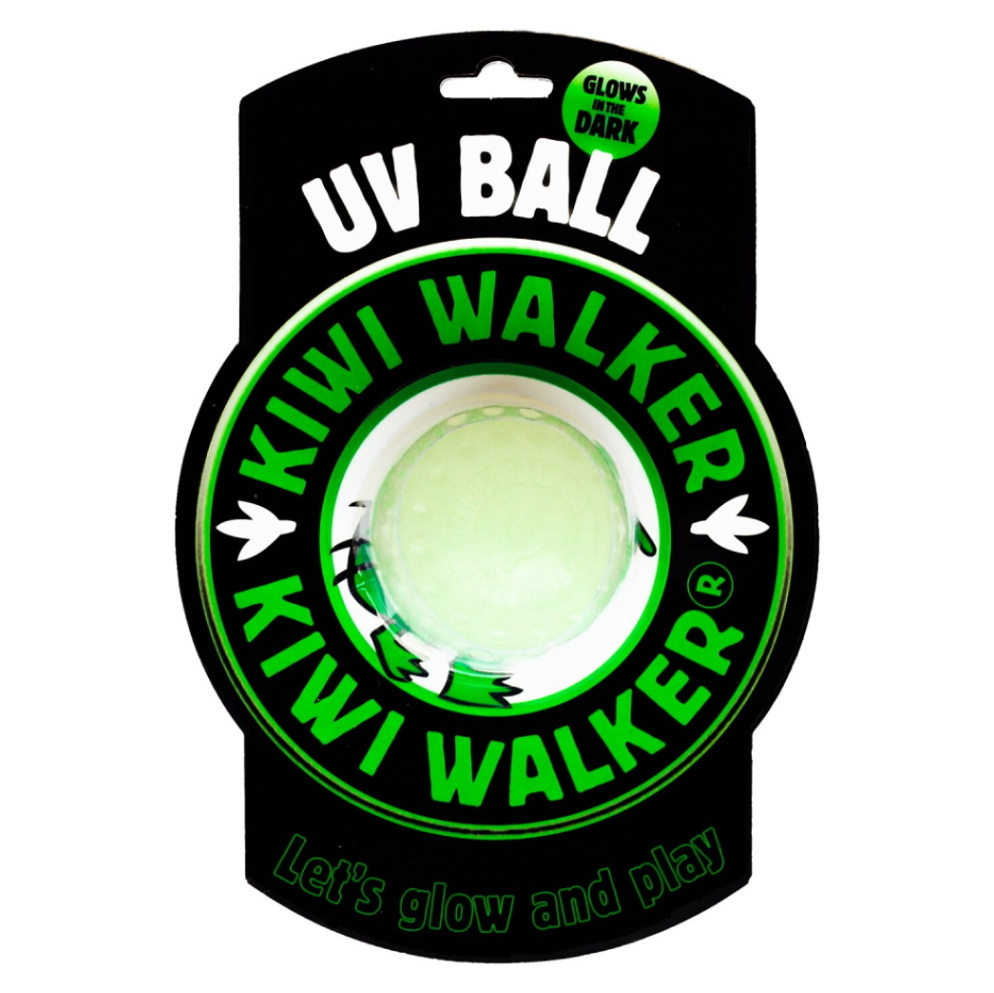 Levně KIWI WALKER Glow ball maxi hračka pes plovací z TPR pěny 7 cm