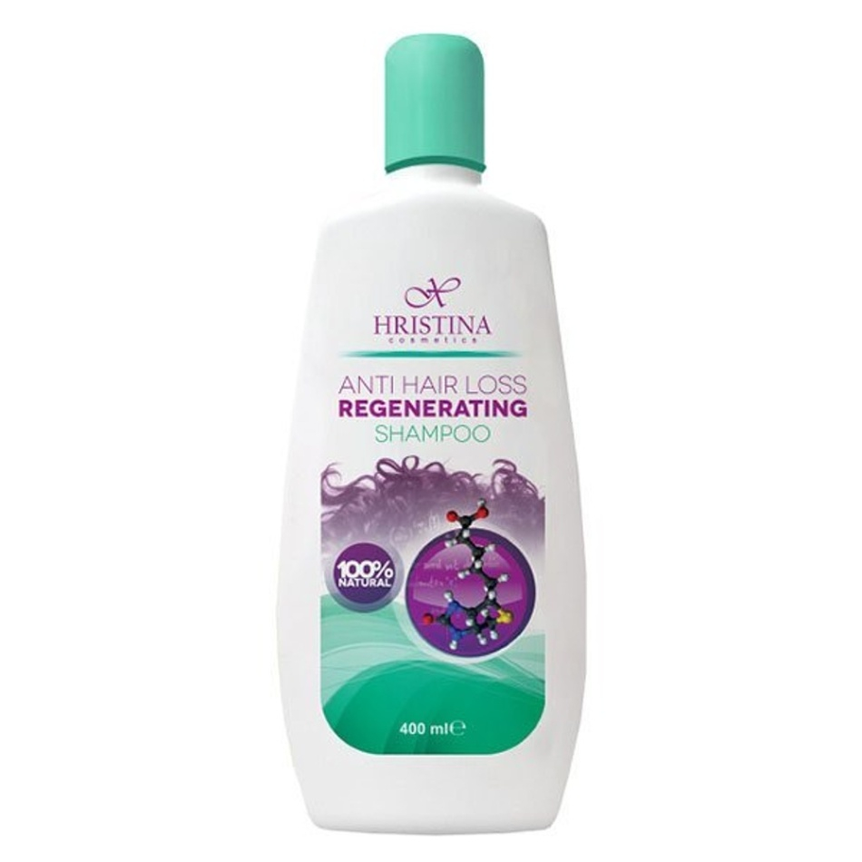 HRISTINA Přírodní regenerační šampon proti úbytku vlasů 400 ml