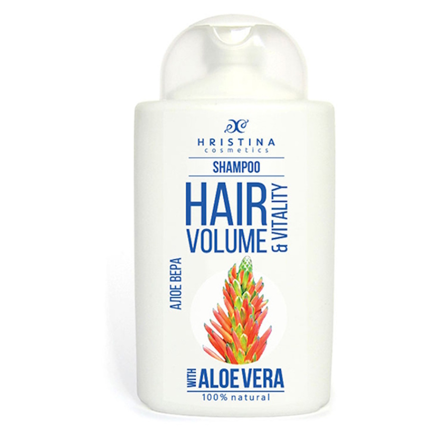 Levně HRISTINA Přírodní šampon aloe vera pro bohaté a zdravé vlasy 200 ml