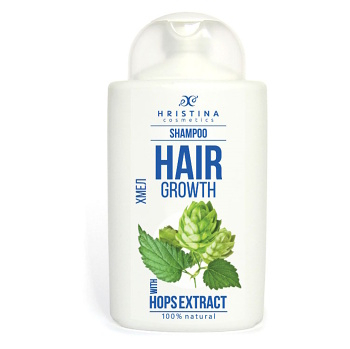 HRISTINA Přírodní šampon chmel pro zdravé a silné vlasy 200 ml (Přírodní šampóny) - Přírodní