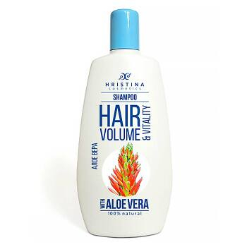 HRISTINA Přírodní šampon pro bohaté a zdravé vlasy s aloe vera 200 ml
