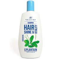 HRISTINA Přírodní šampon pro zdravé a silné vlasy s jitrocelem 200 ml