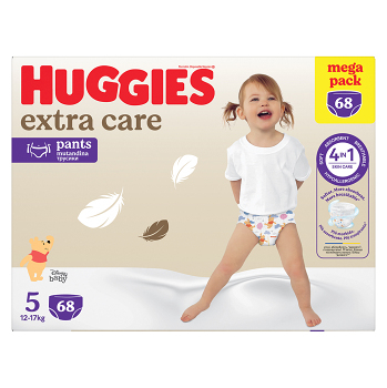 HUGGIES Dětské plenky Extra Care Pants 5 BOX 12-17 kg 68 kusů (Plenky 5 (11 - 25 kg))