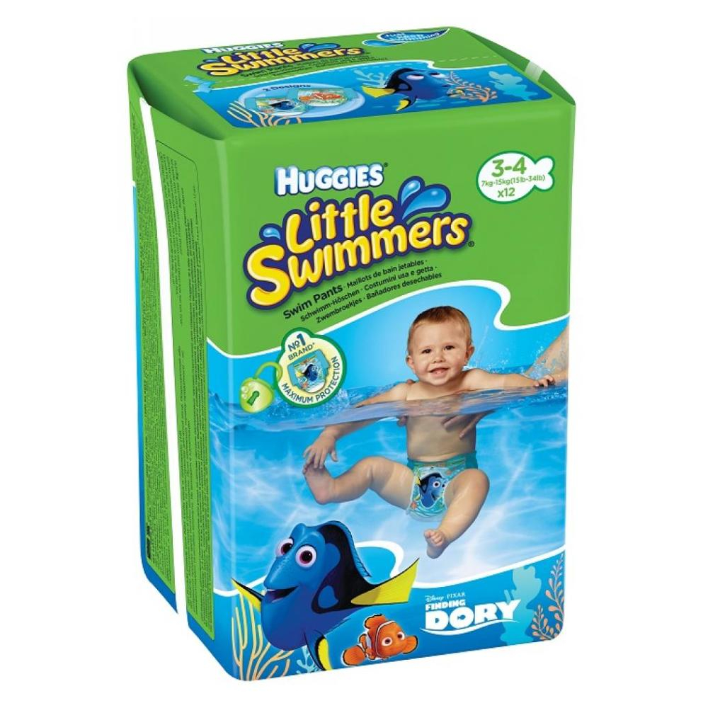 E-shop HUGGIES Little Swimmers kalhotky do vody velikost S 7-15 kg 12 ks