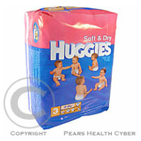 HUGGIES Soft&Dry Small/Medium 4-9 kg 16 ks