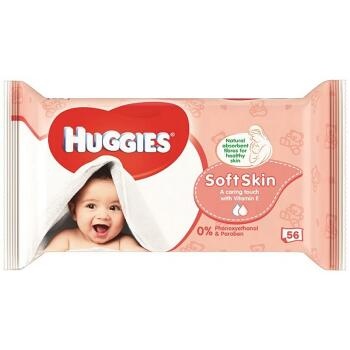 HUGGIES Soft Skin 56 ks