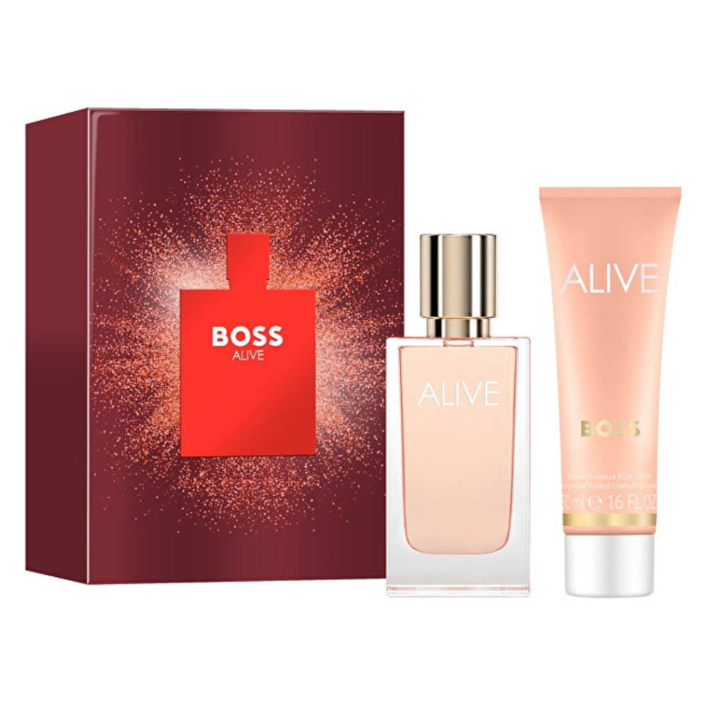 HUGO BOSS  Alive EDP 30 ml + tělové mléko 50 ml Dárkové balení