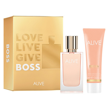 HUGO BOSS  Alive EDP 30 ml + tělové mléko 50 ml Dárkové balení (Kosmetické balíčky) - Sada