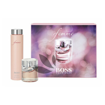 Hugo Boss Boss Femme - parfémová voda s rozprašovačem 50 ml + tělové mléko 200