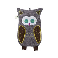 HUGO FROSCH Eco junior comfort dětský termofor s motivem sovy 25 x 16 cm 0,8 l