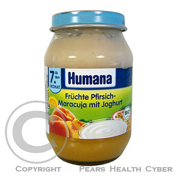 Humana broskev + maracuja s jogurtem 190 g
