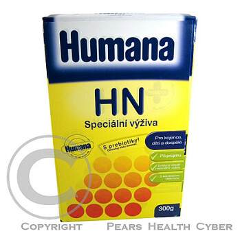 Humana HN 300 g specifická výživa při průjmech s prebiotiky